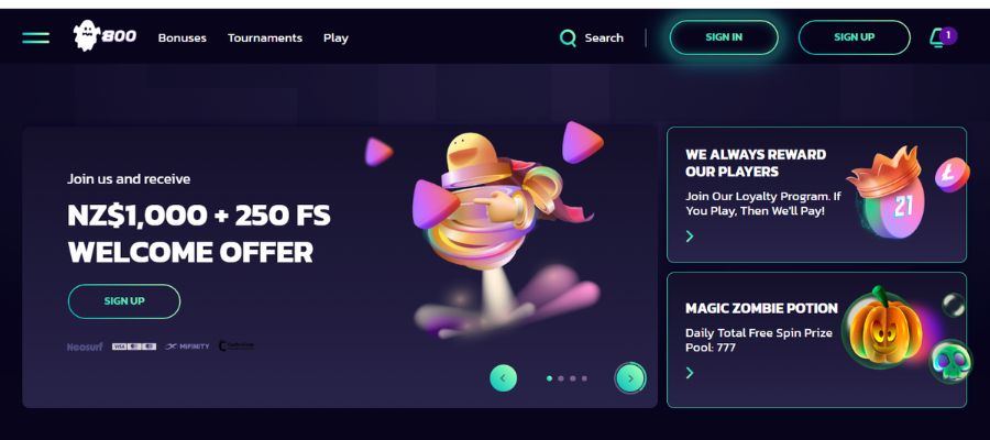 21bit Casino has a daily total free spin prize